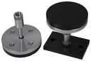 Shimpo Adhesive Test Plates, M10 Thread, 500 lb (225 kg) Capacity