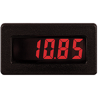 CUB Series CUB4 DC Voltmeter with Red Backlighting