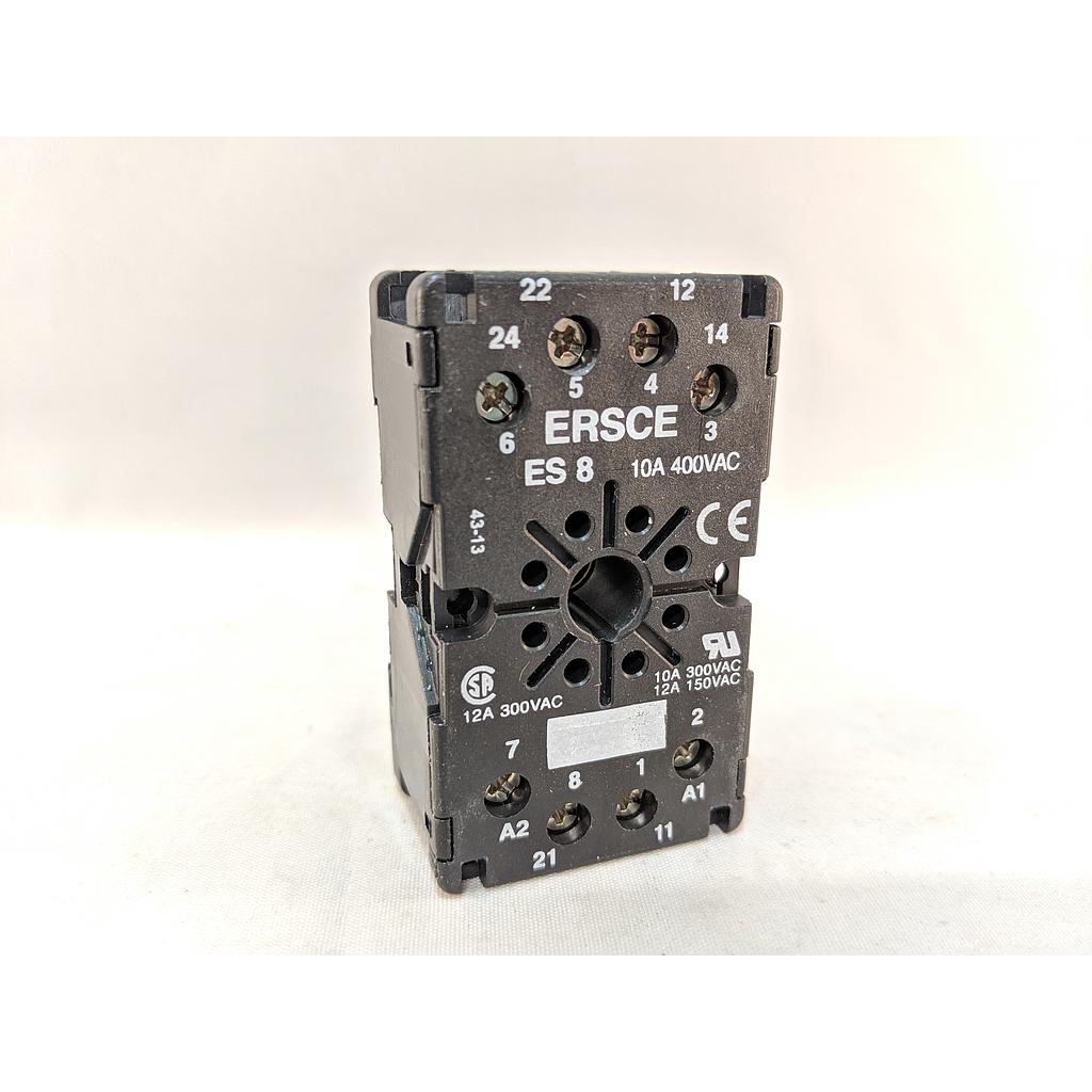8-PIN SOCKET, DIN OR SURFACE MOUNT, FINGER-SAFE