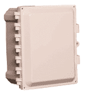 Heartland Series Polycarbonate Enclosure 10 x 8 x 4 in. w/Opaque Cover