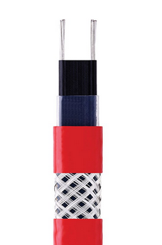 Briskheat Hi-Temp Self-Reg Heat Cable, 10W/ft, 110-120V, Fluoropolymer Overjacket