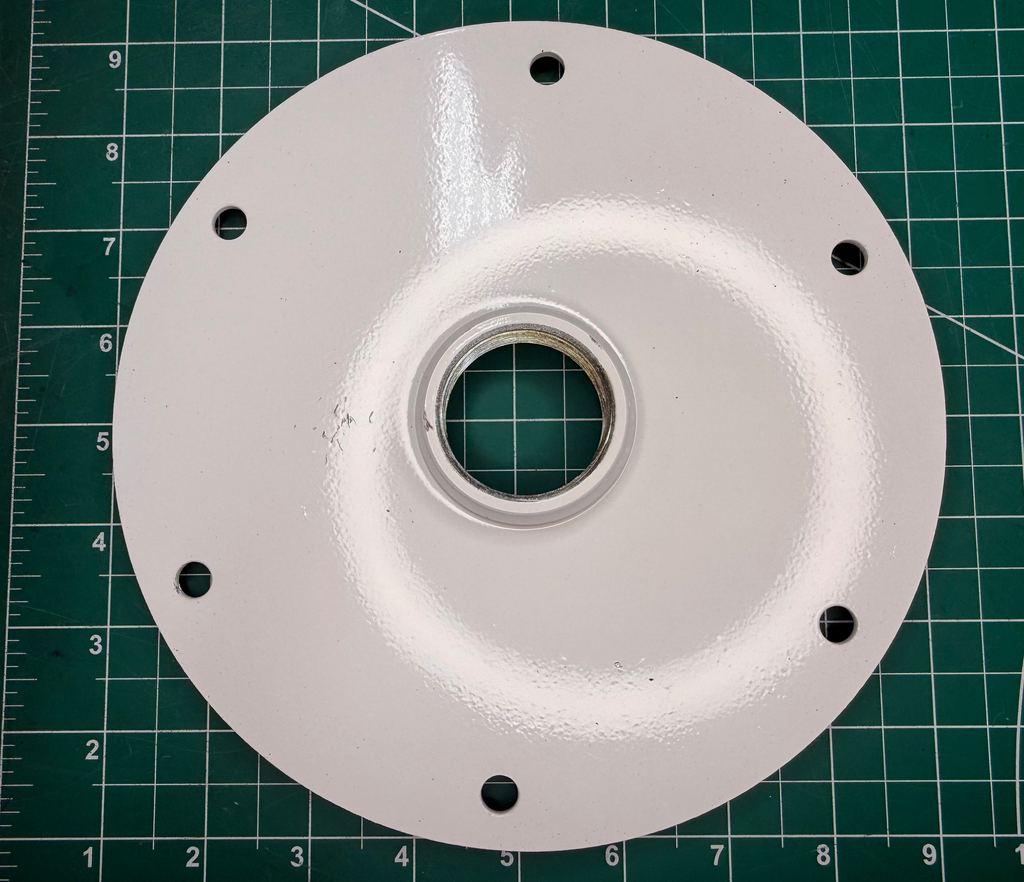 Bindicator Mild Steel Mounting Plate for Side of Bin (H-19)