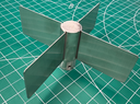 Bindicator 4-Vane SS Paddle, 1-1/2 in x 5 in, with Pins (H-370)