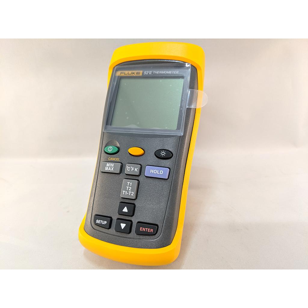 FLUKE 52-2 60HZ SERIES II DIGITAL THERMOMETER, DUAL INPUT 52-II (5PC MIN)