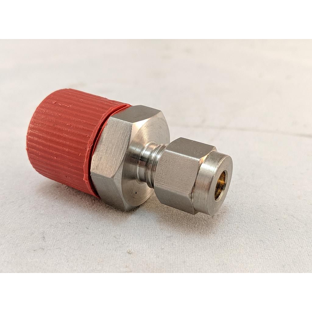 T/C COMPRESSION FITTING, 1/4"TUBE X 1/2"NPT, STAINLESS STEEL COMPRESSION