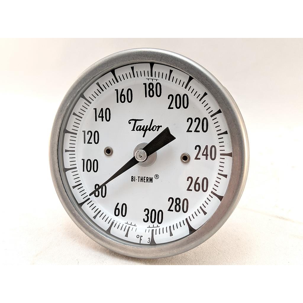 BI-METAL THERM 3"BACK CONNECTED 50/300F 4"STEM 1/2"NPT