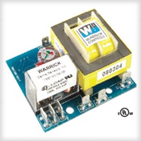 Level Control 10k Ohm Sensitivity, 120 VAC, No Enclosure, 6 Second Delay Increase and Decrease