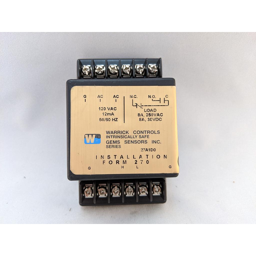 Intrinsically Safe Level Control, 120VAC, 3K Ohm Sensitivity