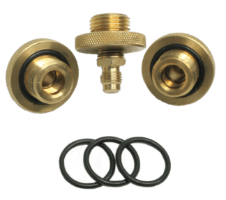 Mid-West Quick Connect Test Cock Adapter, 1/2 in NPT Quick Connect x 1/4 in Flare