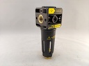 ASCO SERIES 105 FILTER, 1/4" NPT, 37 CFM, 25 MIC, SEMI-AUTO DRAIN