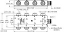 Turck Actuator and Sensor Junction Box, 7/8 minifast I/O Ports, " (8 RKF 30-X9-CS12)