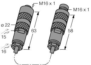 Turck Accessories, Adapter Cable (ADAPTER CABLE RING 3M)
