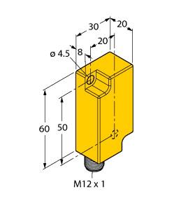 Turck Inclinometer (B1N360V-Q20L60-LI2-H1151/S1225)