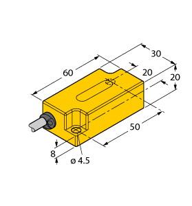 Turck Inclinometer, With Increased Temperature Range (B2N60H-Q20L60-2LU3/S97)