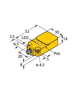 Turck Capacitive Sensor (BC10-Q14-AP4X2-V1131)