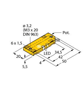 Turck Capacitive Sensor (BC10-QF5.5-AP6X2)