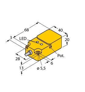 Turck Capacitive Sensor (BC20-Q20-AN4X2)