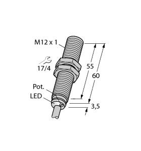 Turck Capacitive Sensor (BC3-M12-AN6X)