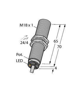 Turck Capacitive Sensor (BC5-M18-RZ3X)