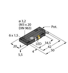 Turck Capacitive Sensor (BC5-QF5.5-AP6X2/S250)