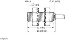 Turck Inductive Sensor, With Increased Temperature Range (BI1.5-EG08K-AP6/S100)