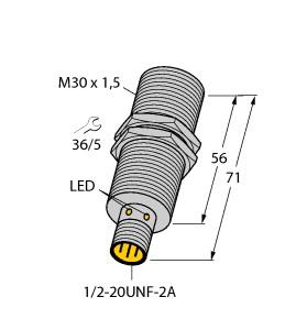 Turck Inductive Sensor (BI10-G30-ADZ30X2-B3131)