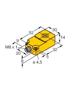 Turck Inductive Sensor, With Analog Output (BI10-Q14-LIU-V1141)