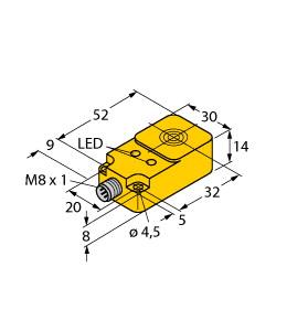 Turck Inductive Sensor (BI10U-Q14-AP6X2-V1131)