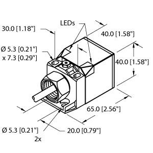 Turck Inductive Sensor (BI15-CK40-AZ3X2/S531 W/BS2.1)