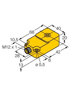 Turck Inductive Sensor, With Analog Output (BI15-Q20-LIU-H1141)