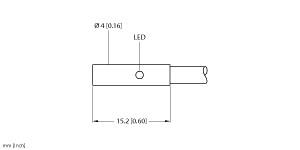 Turck Inductive Sensor (BI1-EH04K-AN6X)