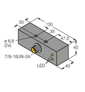 Turck Inductive Sensor (BI20-CA40130-ADZ30X2-B1131/S1009)