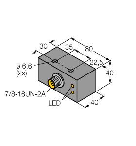 Turck Inductive Sensor (BI20-CA4080-ADZ30X2-B1131)