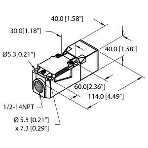 Turck Inductive Sensor (BI20-CP40-VN4X2/S10)