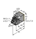 Turck Inductive Sensor, With Extended Switching Distance (BI20U-QV40-AP6X2-H1141)