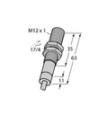 Turck Inductive Sensor, For Harsh Environments and Temperatures up to -60 °C (BI2-EM12WD-AP6/S929)