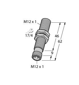 Turck Inductive Sensor, With Analog Output (BI2-M12-LIU-H1141)