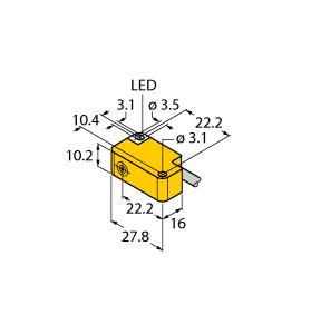 Turck Inductive Sensor (BI2-Q10S-AZ31X 7M)