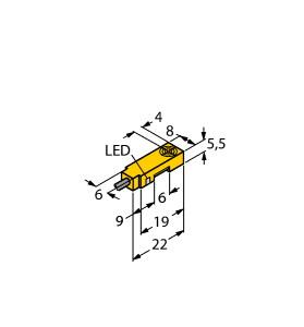 Turck Inductive Sensor (BI2-Q5.5K-AN6X)