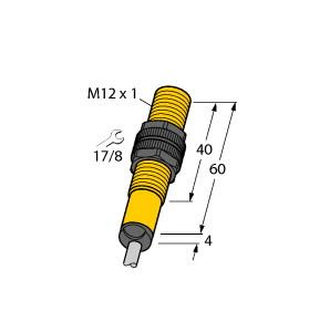 Turck Inductive Sensor, With Increased Temperature Range (BI2-S12-AP7/S100)
