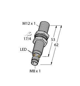 Turck Inductive Sensor, With Increased Switching Distance (BI4-G12-AP6X-V1131)