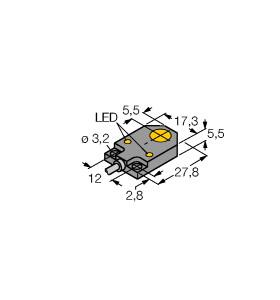 Turck Inductive Sensor (BI4-Q06-AP6X2/S1174)
