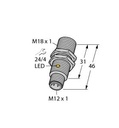 Turck Inductive Sensor (BI5-G18K-RP6X-H1141)