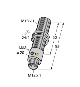 Turck Inductive Sensor (BI5U-G18-ADZ30X2-B4331)