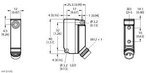 Turck Inductive Sensor, With Extended Switching Distance (BI5U-Q12-AP6X2-H1141)