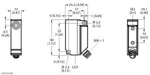 Turck Inductive Sensor, With Extended Switching Distance (BI5U-Q12-AP6X2-V1131)