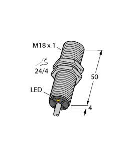 Turck Inductive Sensor, With Increased Switching Distance (BI8-G18-AN6X)