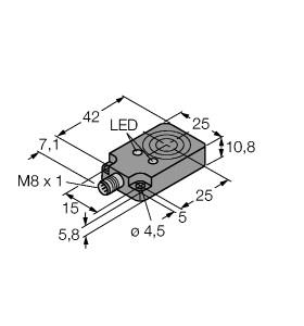 Turck Inductive Sensor (BI8U-Q10-AN6X2-V1131)