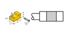 Turck Magnetic Field Sensor, Magnetic-inductive Proximity Sensor (BIM-NST-RP6X/S235)