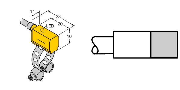 Turck Magnetic Field Sensor, For Pneumatic Cylinders (BIM-PST-AP6X W/KLP80)